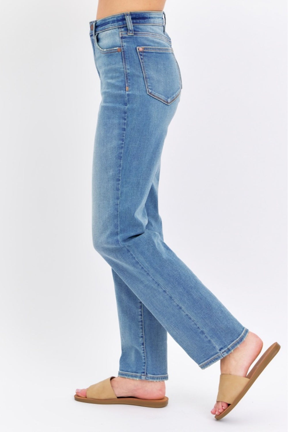 Judy Blue Full Size High Waist Straight Jeans-3